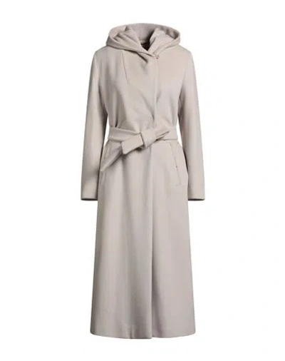 Herno Woman Coat Beige Size 16 Virgin Wool In Neutral