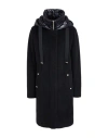 Herno Woman Coat Black Size 6 Alpaca Wool, Wool, Polyamide In Black