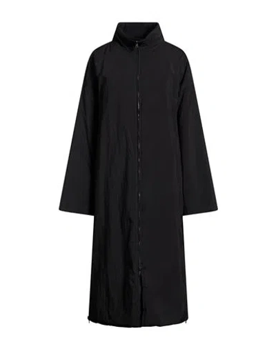 Herno Woman Coat Black Size 6 Polyamide, Polyurethane