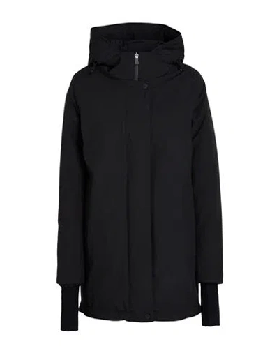 Herno Woman Coat Black Size 8 Polyester