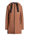 Herno Woman Coat Brown Size 4 Polyester In Brown