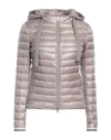 Herno Woman Puffer Blush Size 2 Polyamide, Viscose, Elastane, Metal, Cotton In Pink