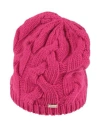 Herno Woman Hat Fuchsia Size Onesize Wool In Pink
