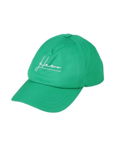 Herno Woman Hat Green Size Onesize Cotton
