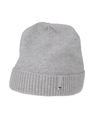 Herno Woman Hat Grey Size Onesize Wool In Gray