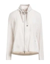 Herno Woman Jacket Beige Size 4 Polyamide, Elastane, Cotton, Polyester In Burgundy