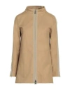 Herno Woman Jacket Beige Size 8 Cotton, Viscose