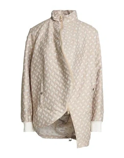 Herno Woman Jacket Beige Size S Polyester, Polypropylene In Neutral