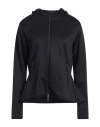 Herno Woman Jacket Black Size 10 Polyamide, Cotton, Polyester