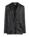 Herno Woman Jacket Black Size 16 Polyester