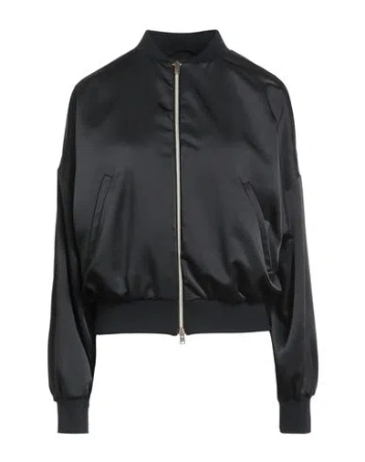 Herno Woman Jacket Black Size 8 Polyester