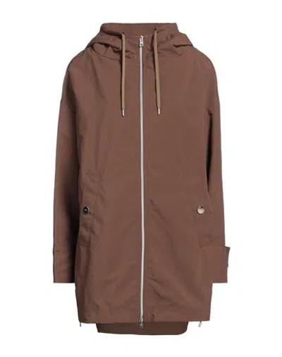 Herno Woman Jacket Brown Size 14 Polyester