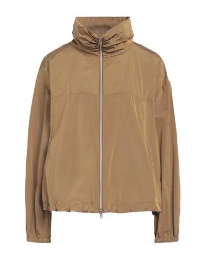 Herno Lightweight Zipped Jacket In Beige