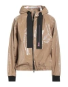 Herno Woman Jacket Camel Size 8 Polyethylene In Brown