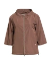 Herno Woman Jacket Chocolate Brown Size 2 Polyester