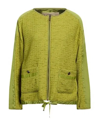 Herno Woman Jacket Green Size 4 Cotton, Polyamide