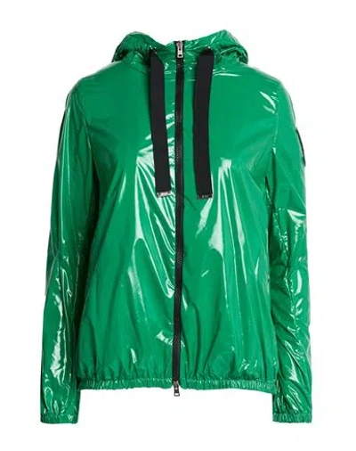 Herno Woman Jacket Green Size 4 Polyamide