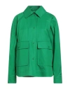 Herno Woman Jacket Green Size 6 Cotton