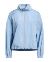 Herno Woman Jacket Light Blue Size 12 Polyester