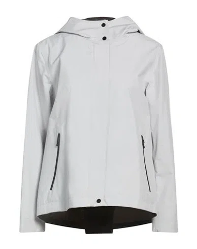 Herno Woman Jacket Light Grey Size 10 Polyester In Gray
