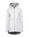 Herno Woman Jacket Light Grey Size 2 Linen