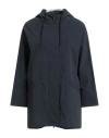 Herno Woman Jacket Midnight Blue Size 10 Cotton, Polyurethane, Acetate