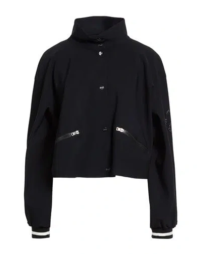 Herno Woman Jacket Midnight Blue Size 10 Polyamide, Elastane