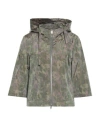 Herno Woman Jacket Military Green Size 8 Polyester In Green