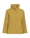 Herno Woman Jacket Mustard Size 6 Polyester, Cotton In Yellow