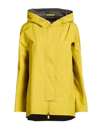 Herno Woman Jacket Mustard Size 6 Polyester, Ptfe - Polytetrafluoroethylene In Yellow