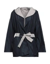 Herno Woman Jacket Navy Blue Size 10 Polyester In Navy Blue