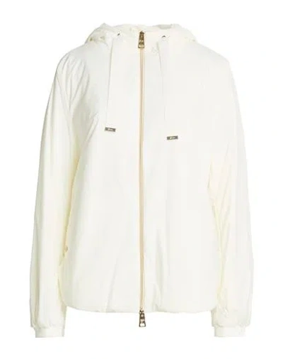Herno Woman Jacket Off White Size 16 Polyamide