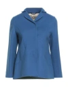 Herno Woman Jacket Pastel Blue Size 6 Virgin Wool In Blue
