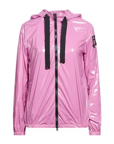 Herno Woman Jacket Pink Size 4 Polyamide