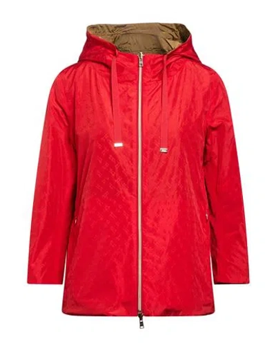 Herno Woman Jacket Red Size 10 Polyester