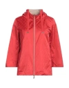 Herno Woman Jacket Red Size 6 Polyamide, Polyester, Cotton, Acetate
