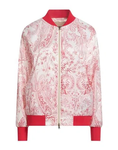 Herno Woman Jacket Red Size 6 Polyester