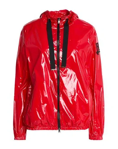 Herno Woman Jacket Red Size 8 Polyamide