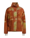 Herno Woman Jacket Rust Size 6 Polyamide In Multi