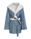 Herno Woman Jacket Slate Blue Size 14 Polyester