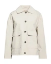 Herno Woman Jacket Taupe Size 0 Polyester, Polyurethane In Gray