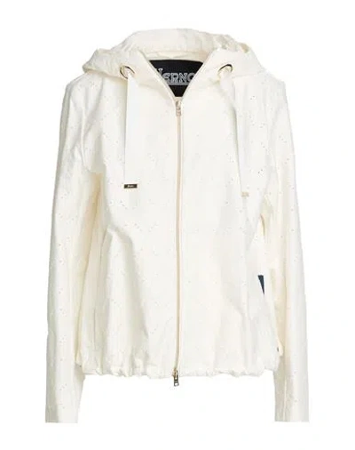 Herno Woman Jacket White Size 6 Cotton