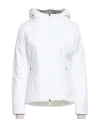 Herno Woman Jacket White Size 6 Polyester, Ptfe - Polytetrafluoroethylene, Polyamide, Elastane In White