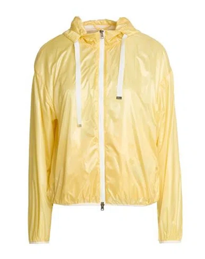 Herno Woman Jacket Yellow Size 6 Polyamide