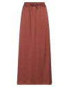 Herno Drawstring Maxi Skirt In Brown