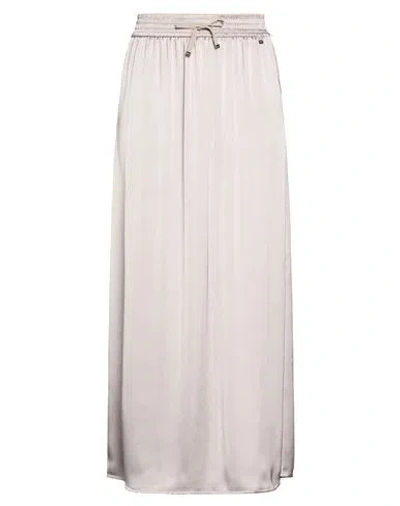Herno Woman Maxi Skirt Sand Size 4 Polyester, Cotton In Multi