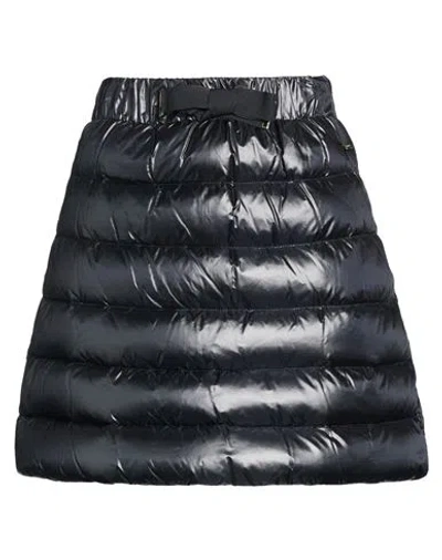 Herno Woman Mini Skirt Black Size 4 Polyamide