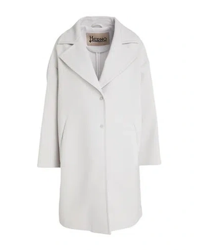 Herno Woman Overcoat & Trench Coat Beige Size 12 Polyester In White