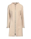 HERNO HERNO WOMAN OVERCOAT & TRENCH COAT BEIGE SIZE 6 COTTON, VISCOSE