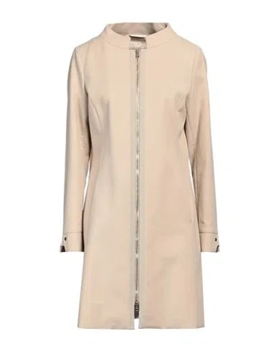 Herno Woman Overcoat & Trench Coat Beige Size 6 Cotton, Viscose In Neutral